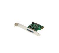 StarTech.com 2 Port PCI Express (PCIe) SuperSpeed USB 3.0 Card Adapter with UASP - SATA Power