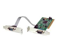 StarTech.com 2 Port PCI Low Profile RS232 Serial Adapter Card with 165