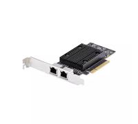 StarTech.com 2-Port PCIe 10Gb Ethernet Network Card, Windows and Linux, BCM57416 Chipset, 10GBASE-T, NIC Card, TAA