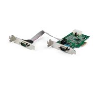 StarTech PCIe RS232 2-Port Serial Adapter PEX2S953LP - DB9 16950 UART Low-Profile Windows & Linux
