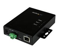 StarTech.com 2-Port Serial-to-IP Ethernet Device Server - RS232 - Metal and Mountable