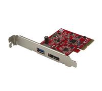 StarTech.com 2-Port USB 3.1 Gen 1(10Gbps) and eSATA(6Gbps) PCIe Card - PCI Express Controller Card - 1x USB-A and 1x eSATA (PEXUSB311A1E)