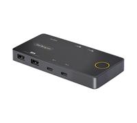 StarTech.com 2-Port USB-C KVM Switch, Single-4K 60Hz HDMI Monitor, Dual-100W Pow