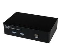 StarTech.com 2 Port USB HDMI KVM Switch / Switcher with Audio and USB 2.0 Hub