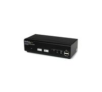 StarTech.com 2 Port USB VGA KVM Switch with DDM Fast Switching Technology and Cables
