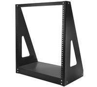 StarTech.com 2-Post 12U Heavy-Duty Desktop Server Rack, Small Open Frame 19in Computer Rack, Compact Network Rack for AV / Studio / Data / IT Equipment, TAA Compliant - Free Standing Two-Post Home/Office Rack