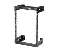 StarTech.com 2-Post 15U Heavy-Duty Wall-Mount Network Rack, 19" Open Frame Serve
