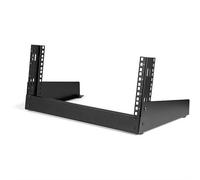 StarTech.com 2-Post 4U Desktop Server Rack, Small Open Frame 19in Computer Rack, Compact Network Rack for AV / Studio / Data / IT Equipment - Free Standing Two-Post Home/Office Rack