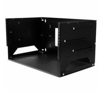 StarTech.com Wall-Mount Server Rack with Built-in Shelf - Solid Steel - 4U