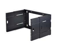 StarTech.com 2-Post 6U Wall Mounted Rack, Adjustable Depth up to 16in, For 19-inch Server/Data/Networking Equipment, Max 88lb