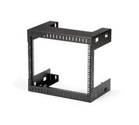 StarTech.com 2-Post 8U Heavy-Duty Wall-Mount Network Rack 19" Open Frame Server Rack 12" Deep Wall Mount Data Rack for IT / AV / Patch Panel / Computer Equipment