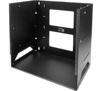 StarTech.com Wall-Mount Server Rack with Built-in Shelf - Solid Steel - 8U
