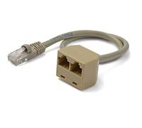 StarTech.com 2-to-1 RJ45 Splitter Cable Adapter - F/M