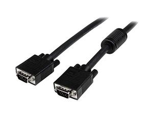StarTech.com 20m Coax High Resolution Monitor VGA Cable - HD15 M/M - 20m HD15 to HD15 Cable - 20m VGA Monitor Cable (MXTMMHQ20M), black