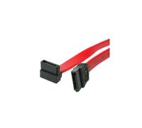 StarTech 18in SATA to Right Angle SATA Serial ATA Cable - Red
