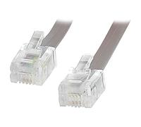 StarTech.com 25 ft RJ11 Telephone Modem Cable, Phone cable, RJ-11 (M), RJ-11 (M), 25 ft