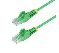 StarTech.com 25cm Green Slim CAT6 Ethernet Cable, Snagless RJ45, LSZH, 28AWG Pure Bare Copper, Slim Network Patch Cable/Cord