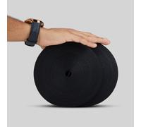 StarTech.com 25ft (7.6m) Hook and Loop Roll, 0.5in (1.2cm) Wide, Black, Cut-to-Size Reusable Cable Ties, Fastener Tape, Adjustable Fabric Wraps, Bulk Roll