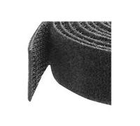 StarTech.com 25ft Hook and Loop Roll - Cut-to-Size Reusable Cable Ties - Bulk Industrial Wire Fastener Tape /Adjustable Fabric Wraps Black / Resuable Self Gripping Cable Management Straps