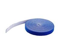StarTech.com 25ft Hook and Loop Roll - Cut-to-Size Reusable Cable Ties - Bulk Industrial Wire Fastener Tape /Adjustable Fabric Wraps Blue / Resuable Self Gripping Cable Management Straps