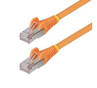 StarTech.com 25ft Orange CAT6a Ethernet Cable, Snagless RJ45, 10GbE, 100W PoE++, S/FTP, 500MHz, 27AWG Pure Bare Copper, LSZH
