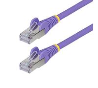 StarTech.com 25ft Purple CAT6a Ethernet Cable, Snagless RJ45, 10GbE, 100W PoE++, S/FTP, 500MHz, 27AWG Pure Bare Copper, LSZH