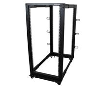StarTech.com 25U 4-Post Server Rack, 19in Open Frame Rack with 40in (101cm)