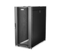 StarTech.com 25U Server Rack Cabinet - 4 Post Adjustable Depth 7-35" Locking Vented Mobile/Rolling Network/Data/IT Equipment Enclosure w/Casters/Hook & Loop Dell PowerEdge HP ProLiant