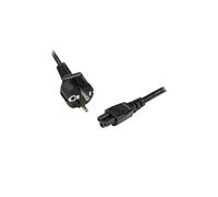 StarTech.com 2m 3 Prong Laptop Power Cord â Schuko CEE7 to C5 Clover Leaf Power Cable Lead