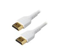 StarTech.com 2m / 6.6 ft Premium High Speed HDMI Cable with Ethernet - White - Aramid Fiber