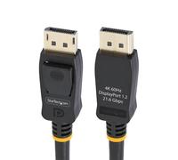 StarTech.com 2m (6.6ft) VESA Certified DisplayPort Cable - 10 Pack - DisplayPort 1.2 Cord with Latches 4K 60Hz UHD DP to DP Cable for Monitor Latching DP Connectors