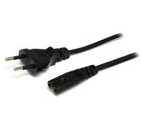 StarTech.com 2m (6ft) Laptop Power Cord, EU Plug to C7, 2.5A 250V, 18AWG, Laptop Replacement Cord, Printer Power Cable, Laptop Charger Cord, Laptop Power Brick Cord - UL Listed