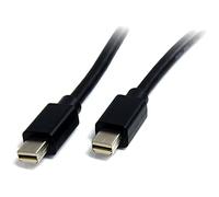 StarTech.com 2m (6ft) Mini DisplayPort Cable - 4K x 2K Ultra HD Video - Mini DisplayPort 1.2 Cable - Mini DP to Mini DP Cable for Monitor - mDP Cord works with Thunderbolt 2 Ports - M/M (MDISP2M)