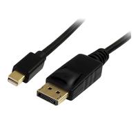 StarTech.com 2m (6ft) Mini DisplayPort to DisplayPort 1.2 Cable - 4K x 2K UHD Mini DisplayPort to DisplayPort Adapter Cable - Mini DP to DP Cable for Monitor - mDP to DP Converter Cord