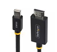StarTech.com 2m (6ft) Mini DisplayPort to HDMI Adapter Cable 4K 60Hz with HBR3/HDCP 2.3/DPCP MDP to HDMI 2.0 Active Video Converter Mini DisplayPort Desktop to HDMI Monitor
