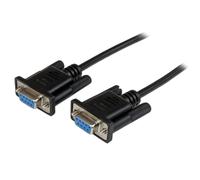 Startech.Com 2M Black Db9 Rs232 Null Modem Cable