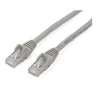 StarTech.com 2m CAT6 Ethernet Cable - Grey CAT 6 Gigabit Ethernet Wire -650MHz 100W PoE RJ45 UTP Network/Patch Cord Snagless w/Strain Relief Fluke Tested/Wiring is UL Certified/TIA