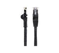 StarTech.com 2m CAT6 Ethernet Cable - LSZH (Low Smoke Zero Halogen) - 10 Gigabit 650MHz 100W PoE RJ45 UTP Network Patch Cord Snagless with Strain Relief - Black, CAT 6, ETL Verified (N6LPATCH2MBK)