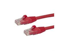 StarTech.com 2m CAT6 Ethernet Cable - Red CAT 6 Gigabit Ethernet Wire -250MHz 100W PoE RJ45 UTP Network/Patch Cord Snagless w/Strain Relief Individually Tested