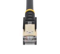 StarTech.com Cat6a Ethernet Cable - Shielded (STP) - 2 m, Black