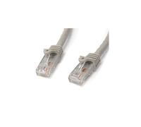 StarTech.com 2m CAT6 Ethernet Cable - Grey CAT 6 Gigabit Ethernet Wire -650MHz 100W PoE RJ45 UTP Network/Patch Cord Snagless w/Strain Relief Fluke Tested/Wiring is UL Certified/TIA