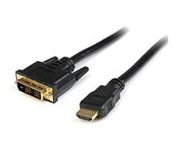 StarTech.com 2m HDMI to DVI D Adapter Cable - Bi-Directional - HDMI to DVI or DVI to HDMI Adapter for Your Computer Monitor (HDDVIMM2M), Black