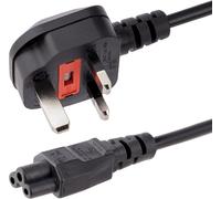 StarTech.com 2m Laptop Power Cord - 3 Slot for UK - BS-1363 to IEC320 C5 Clover