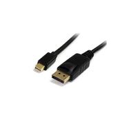 StarTech.com 2m (6ft) Mini DisplayPort to DisplayPort 1.2 Cable - 4K x 2K UHD Mini DisplayPort to DisplayPort Adapter Cable - Mini DP to DP Cable for Monitor - mDP to DP Converter Cord