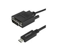 StarTech.com USB-C to DVI Cable - 6 ft / 2m - 1080p - 1920x1200 - USB-C DVI Monitor Cable - USB C Cable - Computer Monitor Cable (CDP2DVIMM2MB)