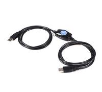 StarTech.com 2m USB Easy Transfer Kabel für Windows 8 - PC Link Kabel - Linkkabel - USB 2.0 - USB 2.0 - Schwarz