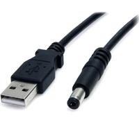 StarTech.com USB to 5.5mm Power Cable - Type M Barrel - 2m