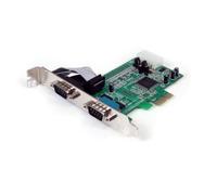 StarTech.com 2-port PCI Express RS232 Serial Adapter Card - PCIe RS232 Serial Host Controller Card - PCIe to Dual Serial DB9 Card - 16550 UART - Expansion Card - Windows & Linux