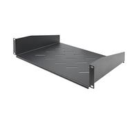 StarTech.com 2U Rack Shelf, 12" Mounting Depth, Vented Cantilever Tray for 19" AV/Network Equipment, 25lb Capacity, for Small Office/Home Office (SOHO)