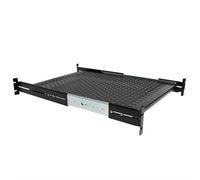 StarTech UNISLDSHF19 2U Adjustable Mounting Depth Vented Sliding Rack - StarTech.com